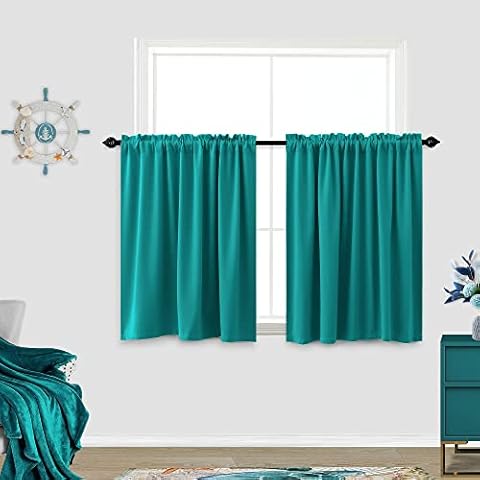 KOUFALL Blackout Curtains for Laundry Privacy Cover