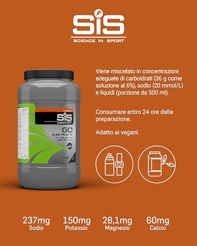 Science In Sport Go Elettroliti In Polvere 500G Arancia - Bevanda Sportiva Vegana, Polvere Isotonica Per Riequilibrare I Livelli Di Elettroliti E Liquidi - 4