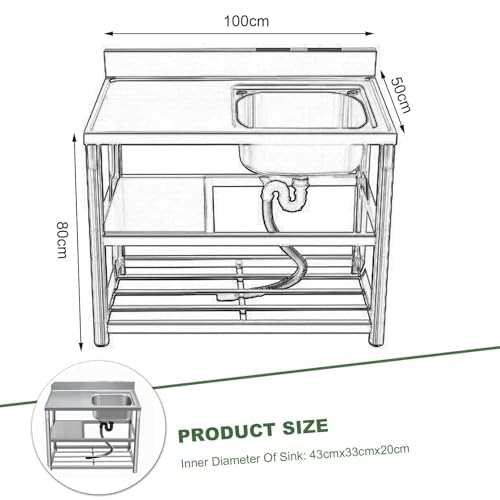 Évier multifonction en acier inoxydable pour stopper les saletés - 7