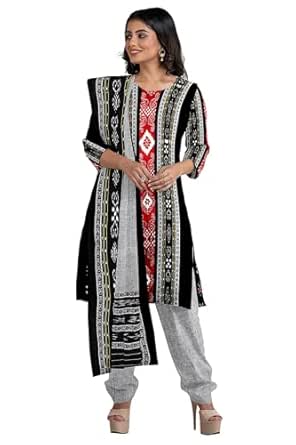 Buy KALPRA FASHION Woman's Pure Cotton Sambalpuri Handloom Dress ...