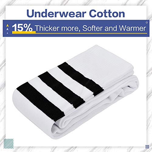 Image of Kayhoma Extra Long Cotton Stripe Thigh High Socks Over the Knee High Plus Size Stockings