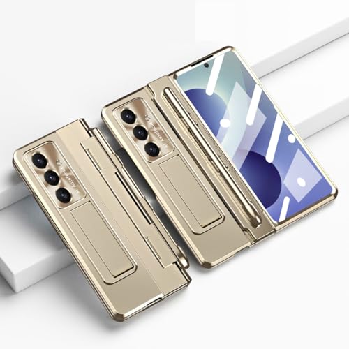Coque Samsung Z Fold 8 doré avec béquille idéale pour vos séances streaming