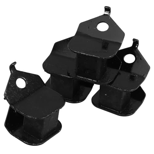 Support isolateur anti-vibrations pour moteur diesel en fer noir de haute fiabilité - Lot de 4