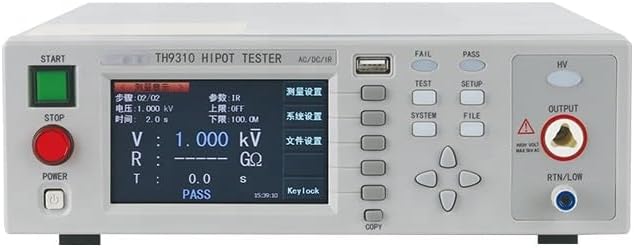 Probador de voltaje de resistencia del probador de TH9320 Hipot AC y DC, TH9310B tipo TH9310 de la CA TH9310 (TH9320)