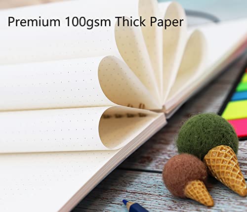 Zegrox A5 Spiral Notebook Journals, Hardcover Spiral Journal, Thick Paper 5.75"X 8.35", 160 Pages, Cute Blooming Floral, Back Pocket, For Gifts, Office, School Supplies #TOP3