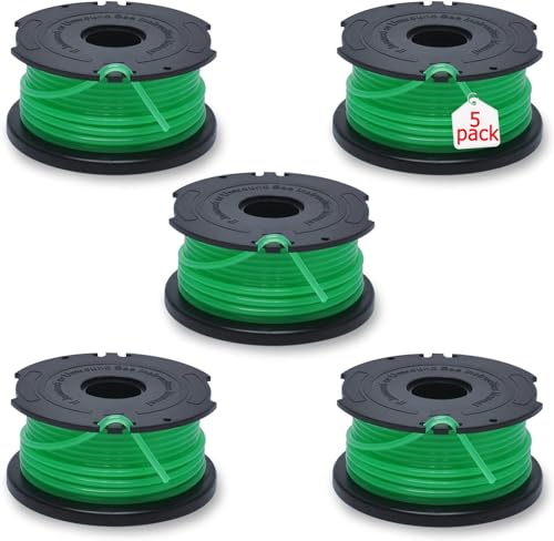 Poweka A6482 Strimmer Spool Line Compatible with BLACK DECKER GL7033, GL8033, GL9035 String Trimmers