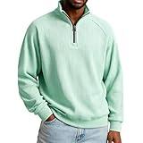 Versatilità senza sforzo: questa felpa girocollo in tinta unita può essere facilmente abbinata a jeans, pantaloni della tuta, creando un look casual ed elegante. L'essenziale casual definitivo, facilmente abbinato a jeans, pantaloni chino o pantaloncini per una vasta gamma di attività, dal relax alle commissioni.