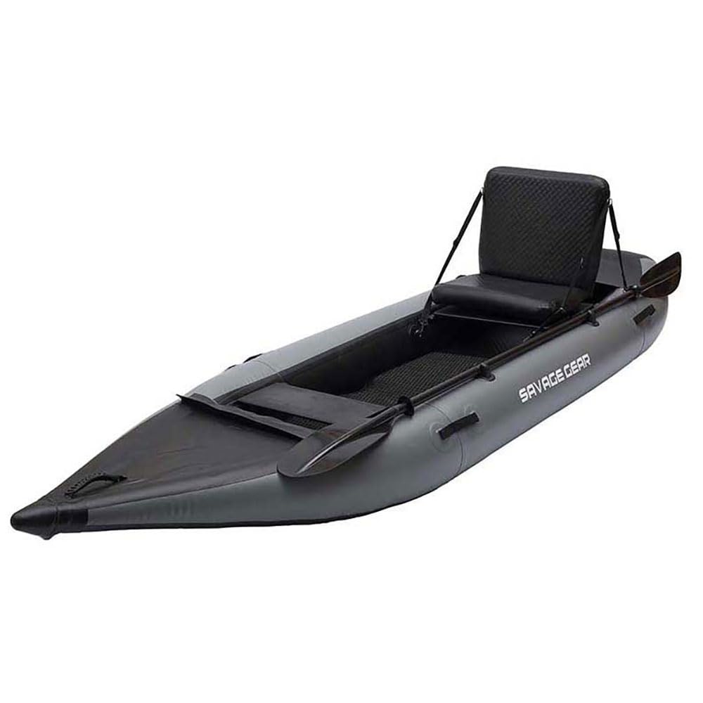 Savage Gear High Rider Kayak 330 - Angelkajak für Angler, Angelboot zum Spinnangeln & Fliegenfischen, Kajak zum Angeln, Boot