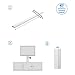 deleyCON Canaleta Universal para Colocar Cables y Líneas PVC de Primera Longitud...