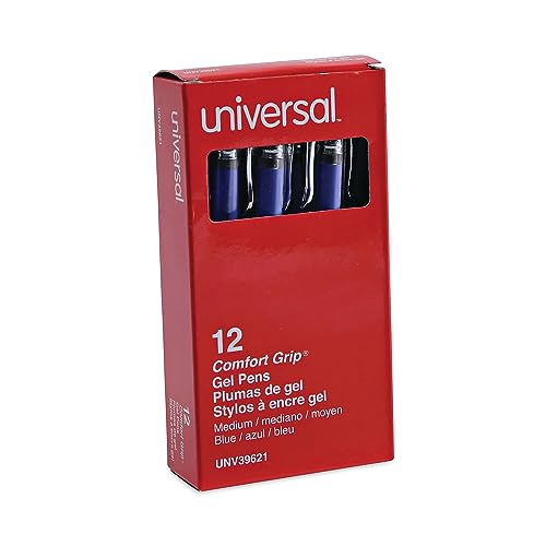 Bolígrafo gel Universal 0.7 mm punta media azul 12 unidades miniatura 2