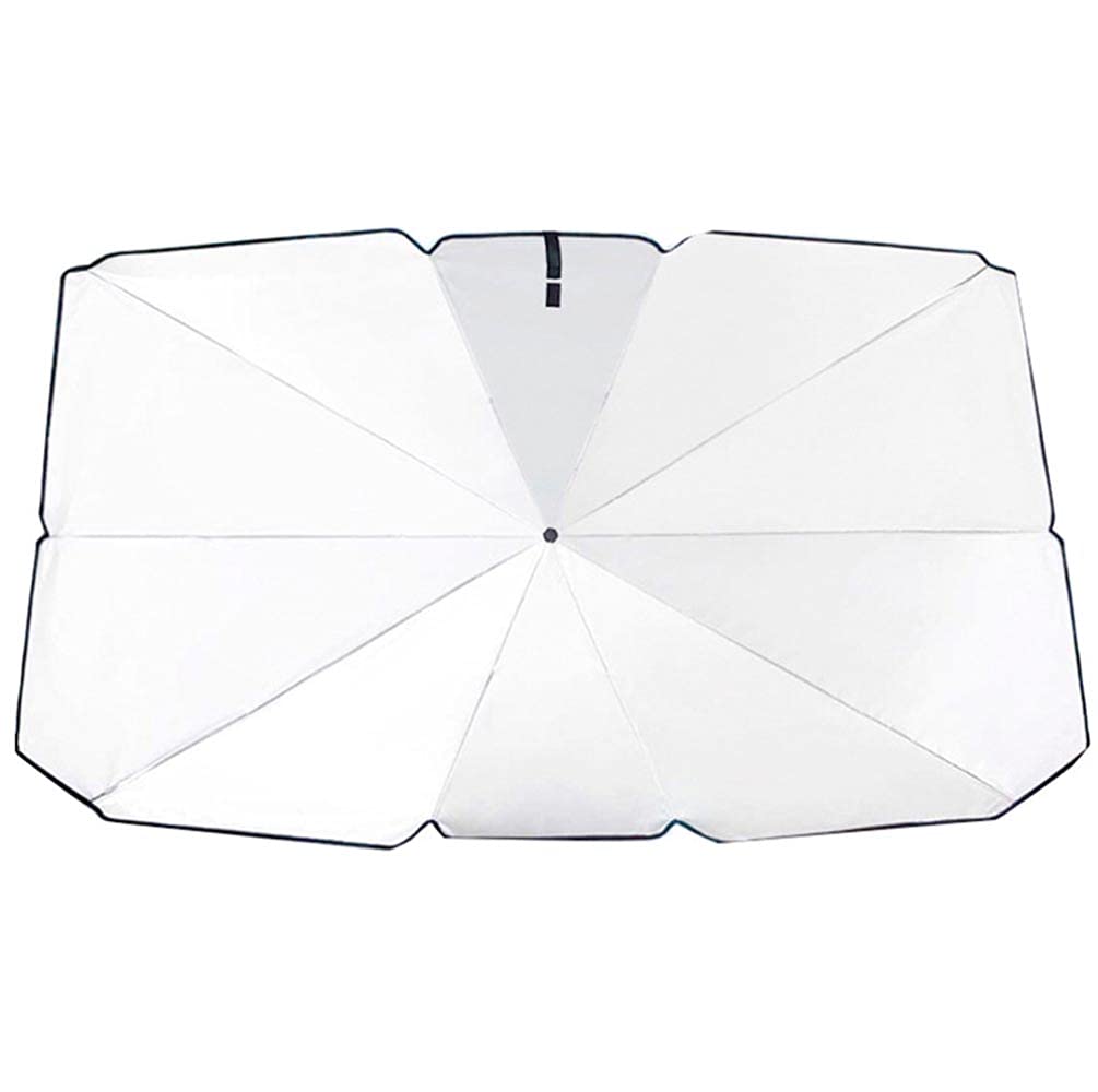 Car Windshield Sun Shade- Blocks UV Rays Sun Visor Protector，Fit Most Car Models Big Size 65x125cm/25.5x49.2inch