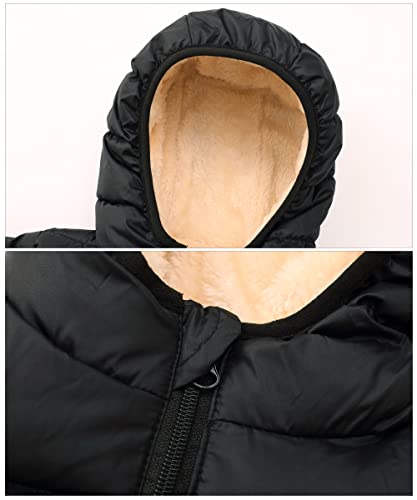 Happy Cherry Toddler Coat 5T Hunting Coats Baby Boys' Outerwear Jackets Boys Padded Jacket Black, 4-5 Years #TOP2