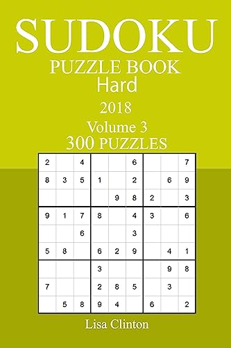 300 Hard Sudoku Puzzle Book - 2018