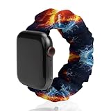 WUXEKZO Women Men Watch Band 38mm 40mm, 42mm 44mm Compatible with iwatch Series 6 5 4 3 2 1 SE, Breathable Polyester Thin Replacement Band (American Football Watch Bands)