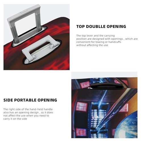 Travel Luggage Cover Fashion Suitcase Protector Bowling Spandex Baggage Covers Washable Suitcase Covers Anti-Scratch Luggage Cover Protectors Fits 18-32 Inch Suitcases Large4