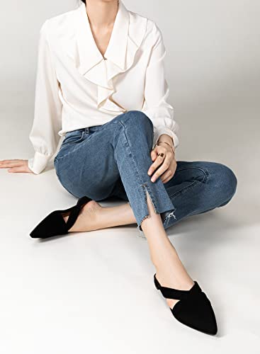 Rekayla Mules Shoes For Women Black 08 #TOP4