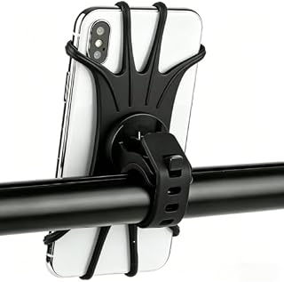 360 gradi ruotabile Outdoor Bicicletta Telefono Cellulare Supporto Del Silicone Manubrio Del Telefono Mobile Stand (B)