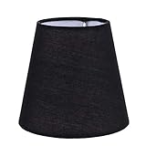 Pantalla para lámpara de pared Light de aluminio, barrel de tela, pantalla de gasa, lámpara de araña, lámpara de techo Shade Fabric