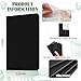 Qeeenar 12 Pcs Black Waterproof Pocket Notebook 3.2