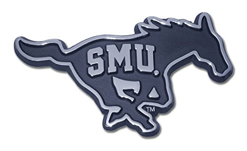 Elektroplate Southern Methodist University (SMU Embossed on Mustang) Emblem