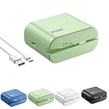 Abrecartas eléctrico recargable, hogar (verde saga)