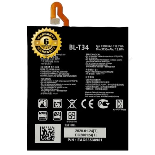 Image of THE BATTERY STORE Original BL-T34 Battery for LG V30 V30A H930 H932 LS998 Battery with 6 Month Warranty** (H195)