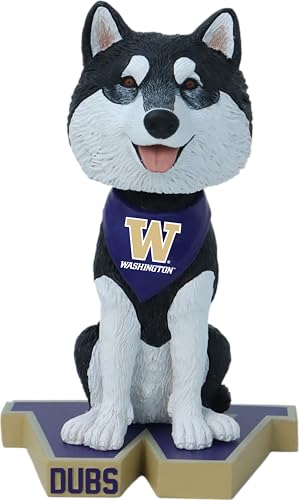 Dubs Washington Live Husky Mascot Bobblehead College Huskies
