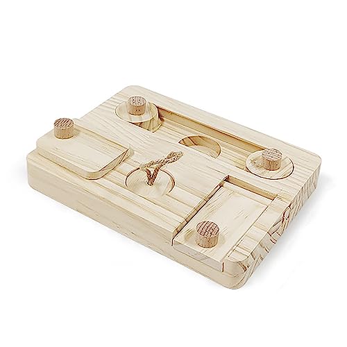 Brinquedos de forrageamento para hamsters 6 em 1, porquinho-da-índia, brinquedo de enriquecimento in