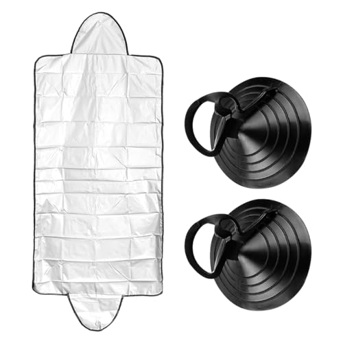 GLADFRESIT Windscreen Cover Car Windshields Sunshade Wiper Visor Frost Protector Waterproof Dust Cover for Truck Car Windshield Summer or Winter Against Snow Frost Dust Sun Ice