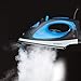 MARTISAN Compact Steam Iron 1200W, Nonstick Soleplate Lightweight Iron, Variable Temperature Steam, Blue/Black