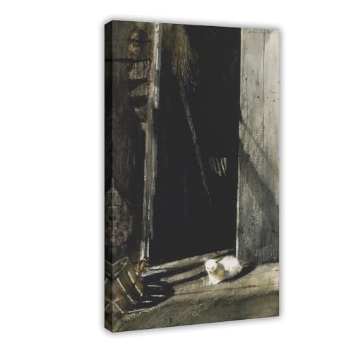 Cadre à suspendre Cat Nap Andrew Wyeth | Rompre la monotonie d'un mur de bureau