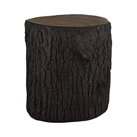 Ball & Cast End Table, Light Weight Concrete, Smoke Cover