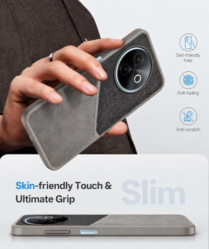 Image of Jkobi Back Case Cover for Vivo Y39 (Dual PU Leather Stitch | Professional Minimalist | Soft and Flexible)