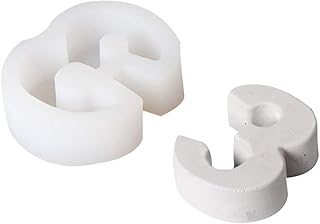 NICOLE Number Concrete Silicone Molds Plaster Moulds Craft Home Decorative Digital Tool