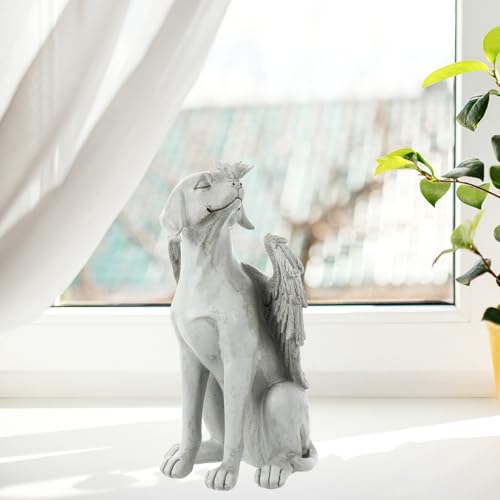 Estatua conmemorativa para perros lápida de jardín para regalo entrañable 6