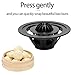 Dhlxyzt Baozi Maker Machine With Dough Skin Cutters, 7.08'' Dumpling Maker Momo Maker Mold For Home Kitchen Beginner Gadget Homemade Bao Buns Use Food Safety Materials Easy To Use And Clean (Black)