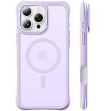 ORNARTO Funda para iPhone 16 Pro MAX Magnética,Translúcida,Morado