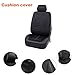 perfecti Fundas Asientos Coche Poli-Piel para Delantero & Trasero, Universal Antideslizante Cubre...
