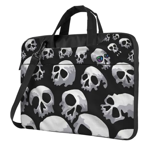 Sac portable ordinateur imprimé crâne, finissez-en avec les sacoches tristes et fragiles