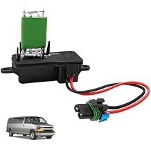 HVAC Blower Motor Resistor, Compatible with Chevy Express 2500/3500 1996-2019, Express 4500 2009-2016, Compatible with Savana 2500/3500 1996-2019 etc, Replace OE #12135104