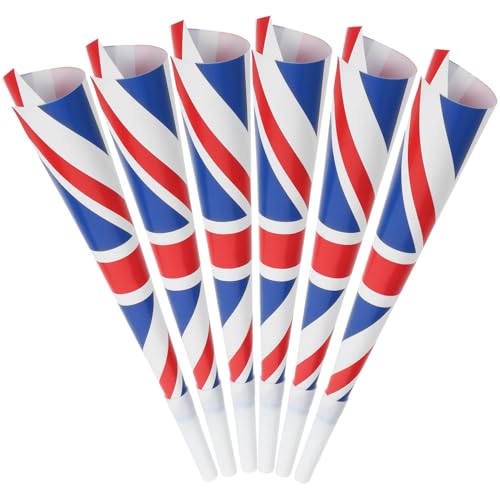 CONGARTENO 16Pcs Party Horns Plastic Cheering Trumpets for Sporting Events Football Soccer Party Favors Noise Maker for Concerts and Outdoor Activities