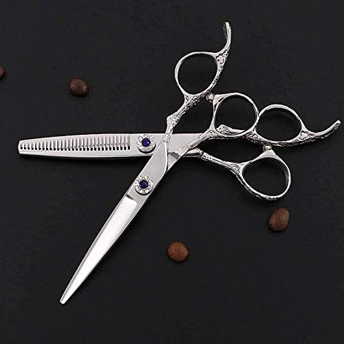 Ciseaux de coiffure et ciseaux de barbier argentés FlatCut