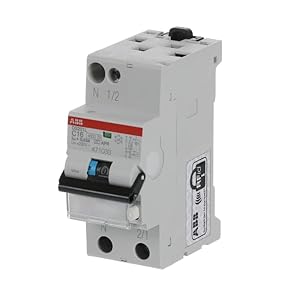 disjoncteur différentiel 1p+n 4.5/6ka 16a 30ma abb 471033