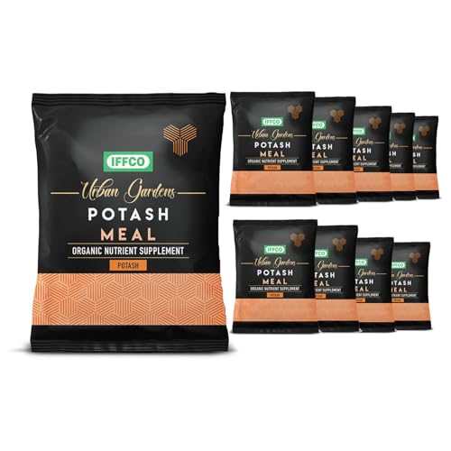 IFFCO Urban Gardens - Potash Meal 9Kg - Organic Potasssium Nutrient Supplement for Plant Growth - 100% Water Soluble
