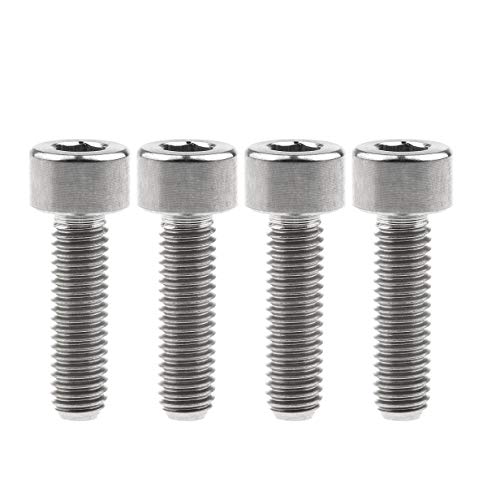 Vis à tête hexagonale M5 de 10mm à 60mm en titane pour potence vélo