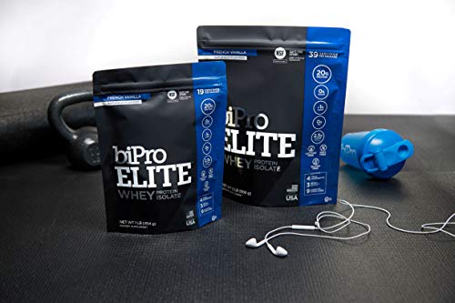 BiPro Elite 100% Whey Protein Powder Isolate for High-Intensity Fitness, French Vanilla, 2 Pounds - Approved for Sport, Sugar Free, Suitable for Lactose Intolerance, Gluten Free - Image 6