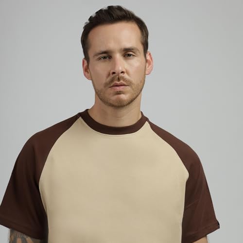 Image of BE SAVAGE Raglan 210 GSM T-Shirt for Men Casual Wear T Shirt T Shirts for Men