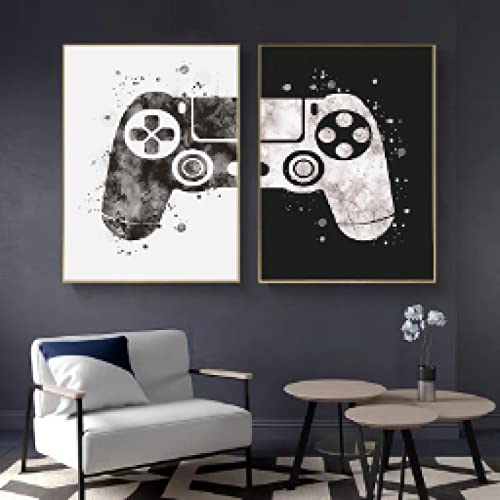 Chambre Décor Gamer Sans Cadre pour Rénover Facilement les Murs Vides d'une Salle de Jeux