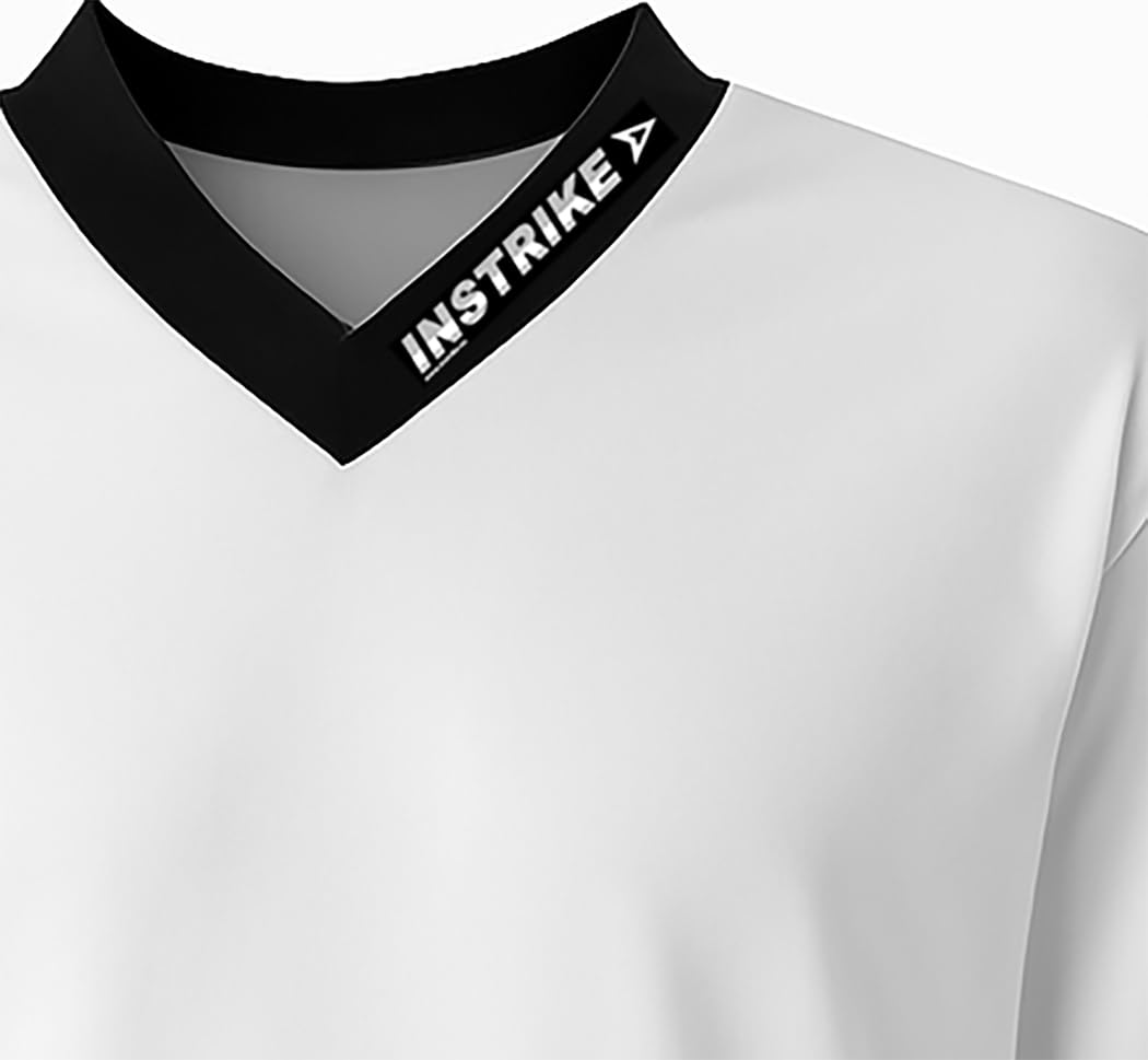 Maglia da allenamento professionale per hockey su ghiaccio e hockey in linea per bambini e adulti, con logo discreto per essere stampato, in jersey di alta qualità, stabile e comodo da