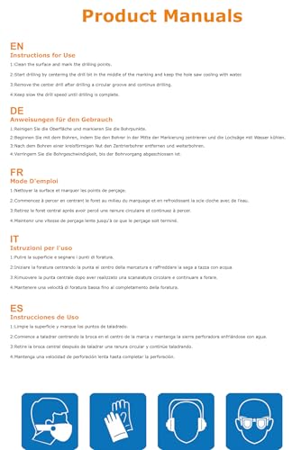 Meccion Diamond Core Drill Bit with Guide Bit and SDS Plus Adapter, Premium Diamond Hole Saw for Concrete Masonry Brick Wall Stone Granite (50mm) 7 Meccion Diamond Core Drill Bit with Guide Bit and SDS Plus Adapter, Premium Diamond Hole Saw for Concrete Masonry Brick Wall Stone Granite (50mm) - Image 7